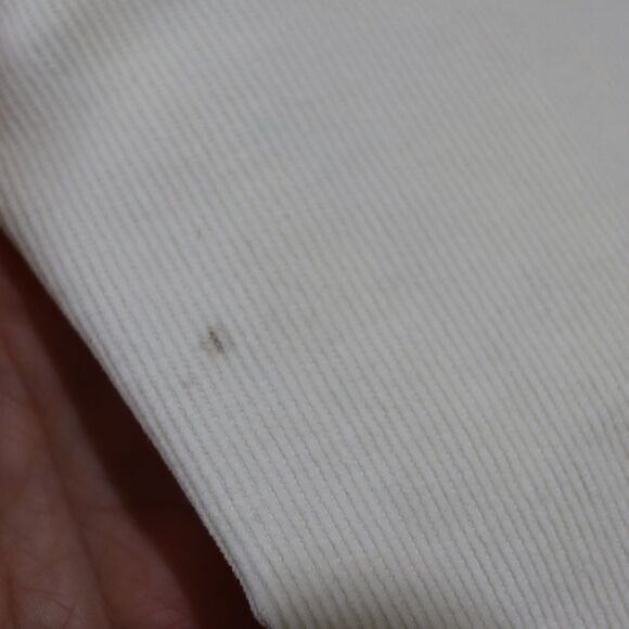 Calvin Klein White Corduroy Jean's Wide Leg 10 - Picture 11 of 14